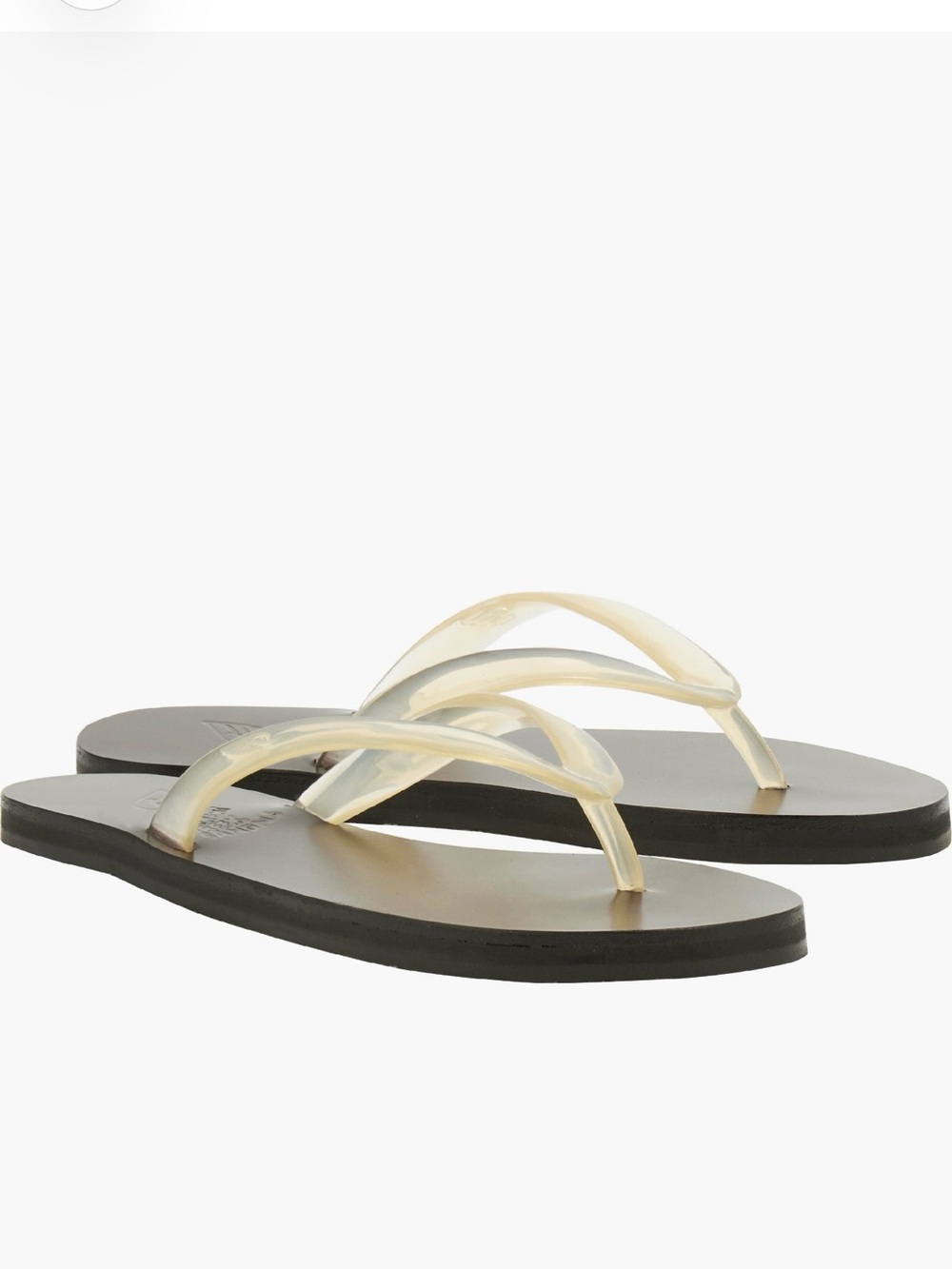 Ancient Greek Sandals Sainora Jelly Flip Flop Natural size 37